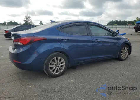 2016 Hyundai Elantra Se из США, поврежденный, VIN 5NPDH4AE6GH689986